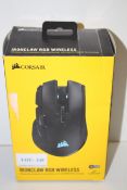 BOXED CORSAIR IRONCLAW RGB WIRELESS GAMING MOUSE RRP £69.99Condition ReportAppraisal Available on