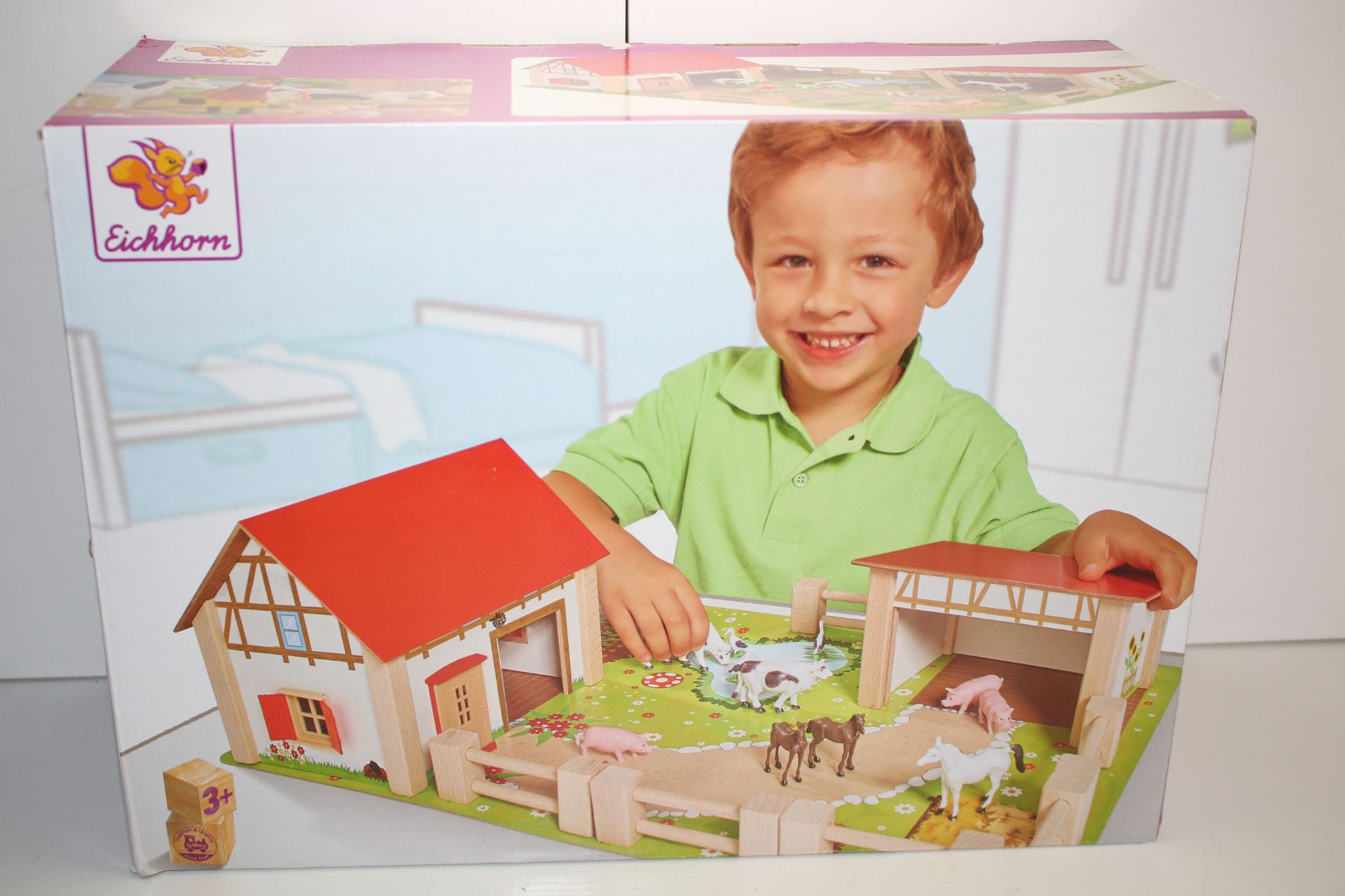 BOXED EICHHORN WOODEN FARM TOY RRP £29.99Condition ReportAppraisal Available on Request- All Items