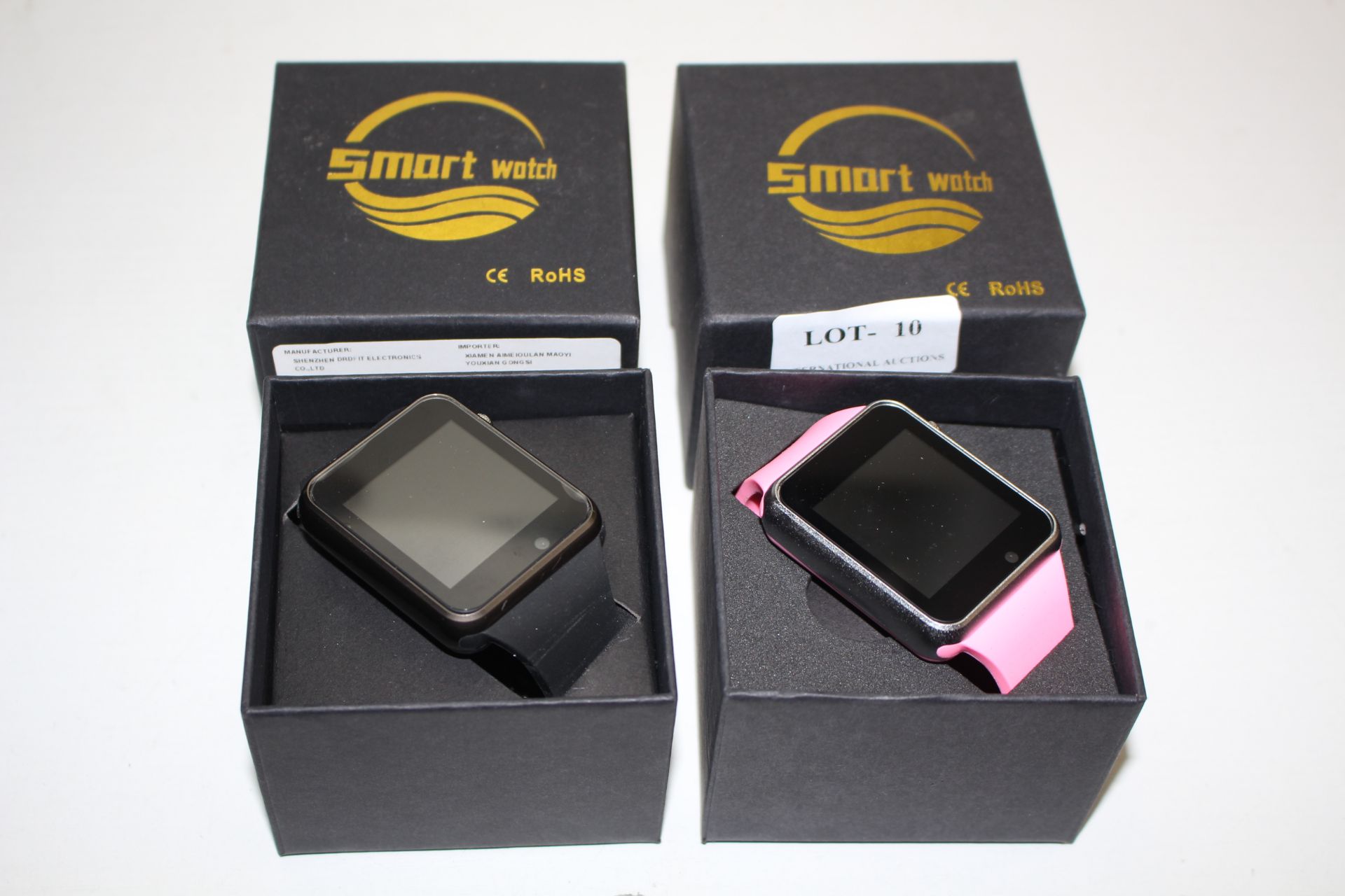 2X BOXED ASSORTED SMART WATCHES (IMAGE DEPICTS STOCK)Condition ReportAppraisal Available on Request-