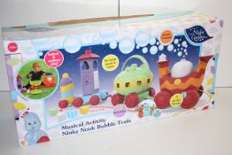 BOXED MUSICAL ACTIVITY NINKY NONKY BUBBLE TRAIN RRP £69.99Condition ReportAppraisal Available on