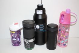 5X ASSORTED DRINKS BOTTLES BY CONTIGO & OTHER (IMAGE DEPICTS STOCK)Condition ReportAppraisal