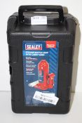BOXED SEALEY 5TONNE BOTTLE JACK WITH CARRY CASE MODEL NO. SJ5BMC RRP £28.75Condition ReportAppraisal