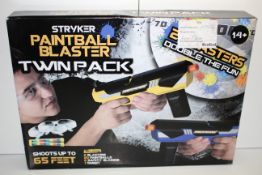 2X BOXED STRYKER PAINTBALL BLASTERS COMBINED RRP £52.00Condition ReportAppraisal Available on
