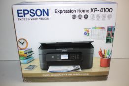 BOXED EPSON EXPRESSION HOME XP-4100 RRP £69.99Condition ReportAppraisal Available on Request- All