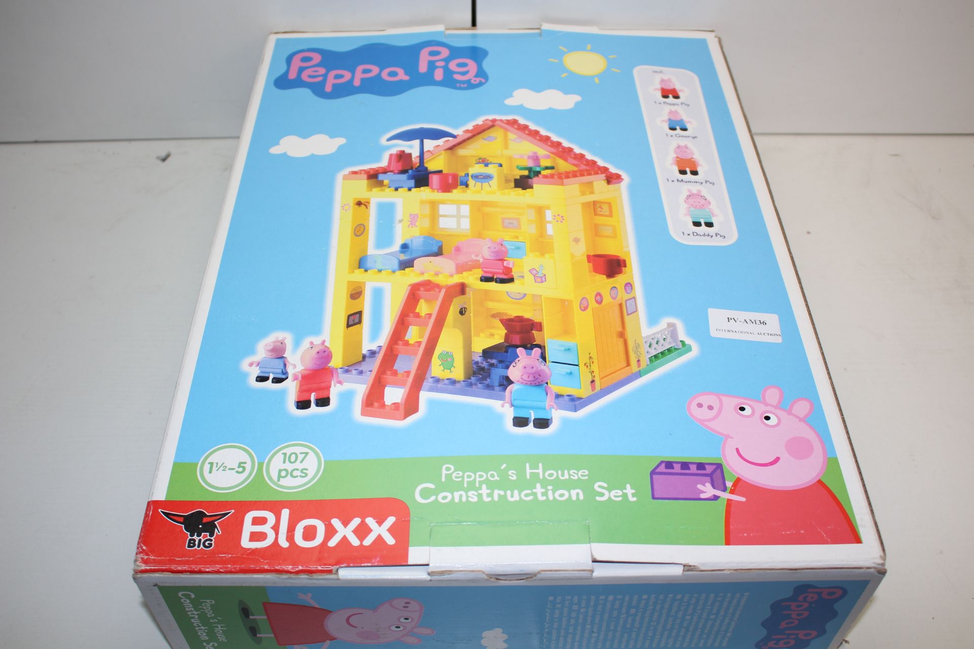 BOXED PEPPA PIG BLOXX PEPPA'S HOUSE CONSTRUCTION SET RRP £38.56Condition ReportAppraisal Available