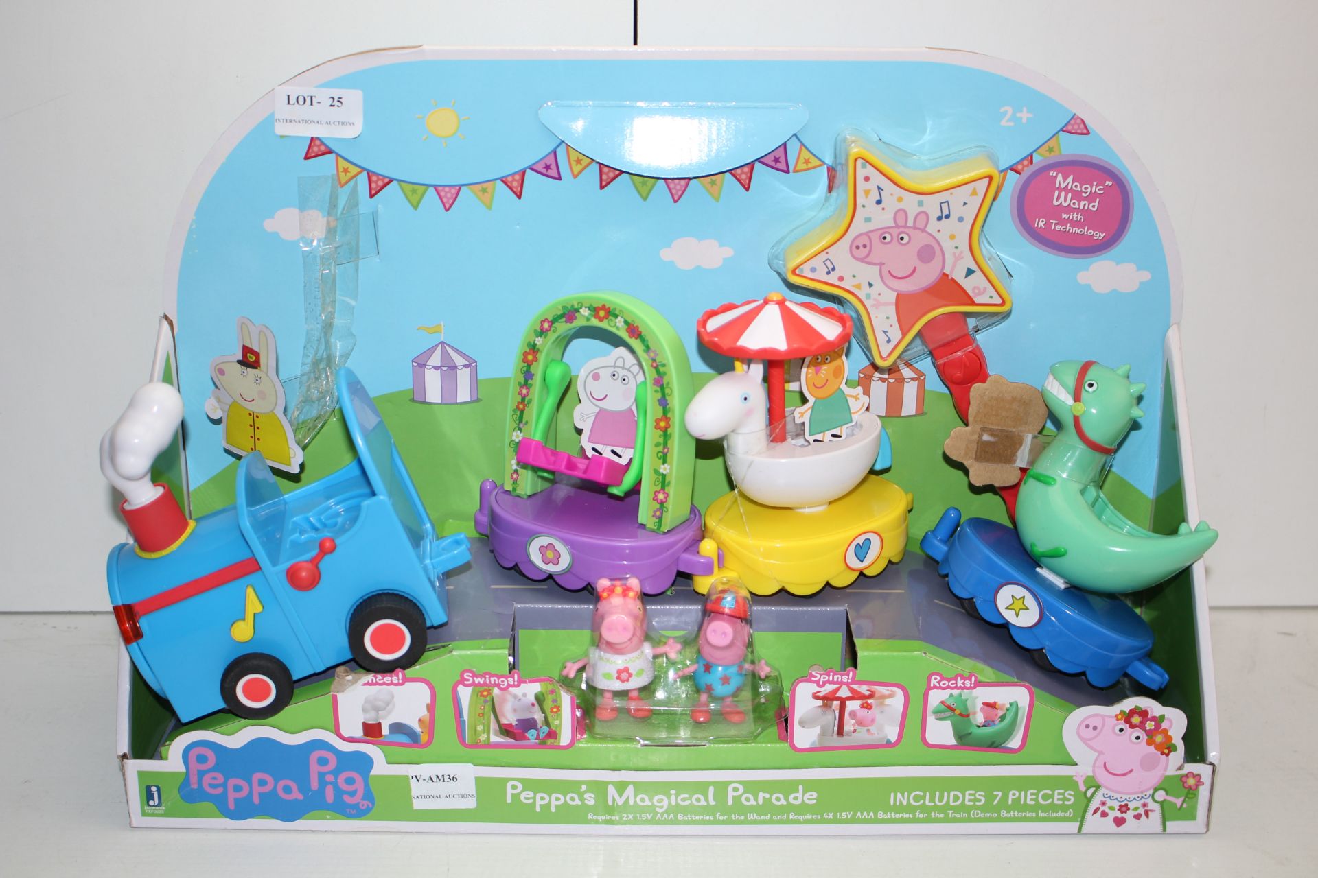 BOXED PEPPA PIG PEPPA'S MAGICAL PARADE RRP £38.99Condition ReportAppraisal Available on Request- All