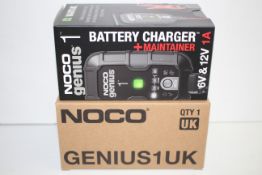 BOXED NOCO GENIUS 1 BATTERY CHARGER + MAINTAINER RRP £69.99Condition ReportAppraisal Available on