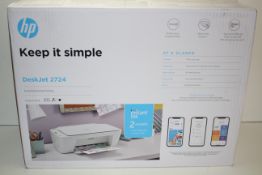 BOXED HP DESKJET 2724 ESSENTIAL HOME PRINTING RRP £58.90Condition ReportAppraisal Available on