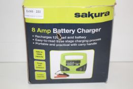 BOXED SAKURA 8AMP BATTERY CHARGER RRP £27.89Condition ReportAppraisal Available on Request- All