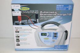 BOXED RING POWERING AUTOMATIC STANDARD CHARGE 12 12AMP BATTERY CHARGER RRP £67.99Condition