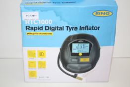 BOXED RING RTC1000 RAPID DIGITAL TYRE INFLATOR 12V DC RRP £43.52Condition ReportAppraisal