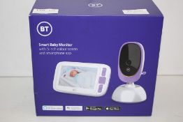 BOXED BT SMART BABY MONITOR WITH 5INCH COLOUR SCREEN AND SMART PHONE APP 096030 RRP £149.99