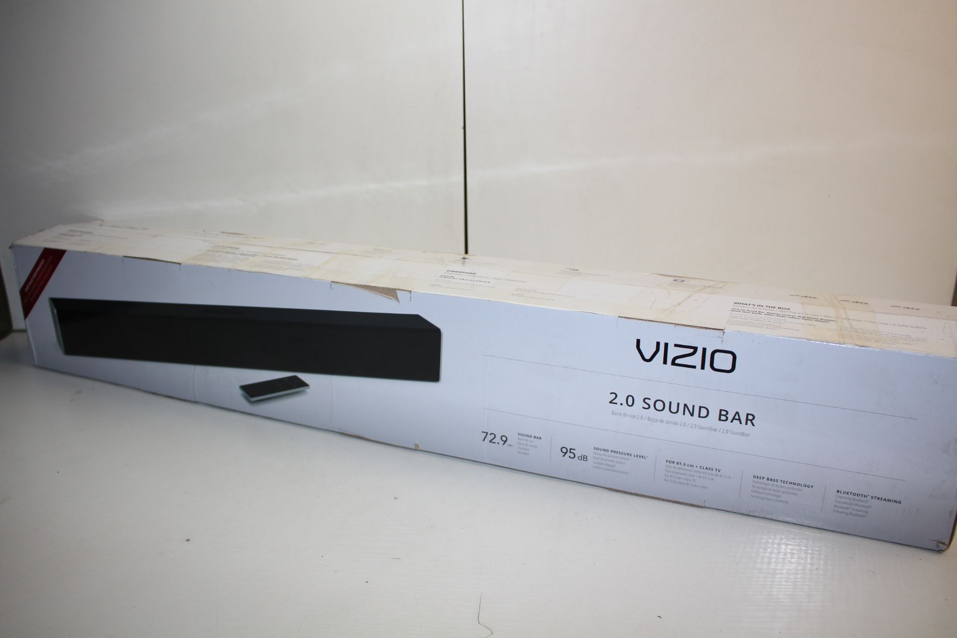 BOXED VIZIO 2.0 SOUNDBAR MODEL: SB2920 RRP £280.00 WITH REMOTE CONTROL & WALL MOUNT BRACKETS 72.9CM - Image 3 of 3