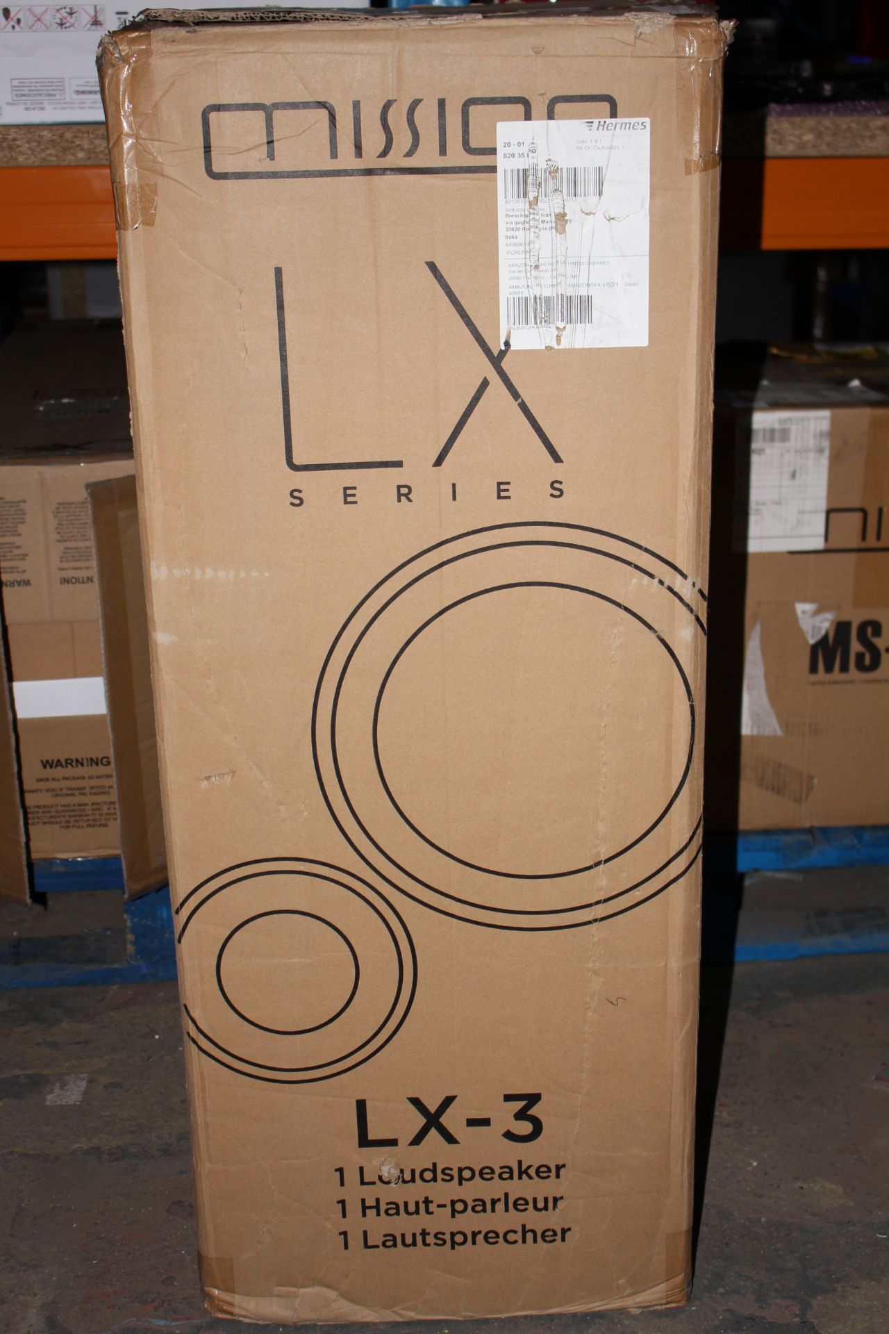 2X BOXED MISSION LX SERIES LX-3 LOUDSPEAKER WALNUT PEARL RRP £349.00 - Image 3 of 3