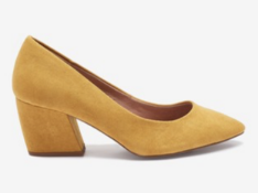 BRAND NEW NEXT - Ochre Banana Heeled Court Shoes SIZE 5 RRP £35