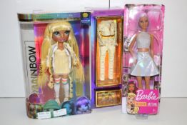 2X BOXED DOLLS TO INCLUDE BARBIE & RAINBOW HIGH SUNNY MADISON Appraisal Available on Request- All