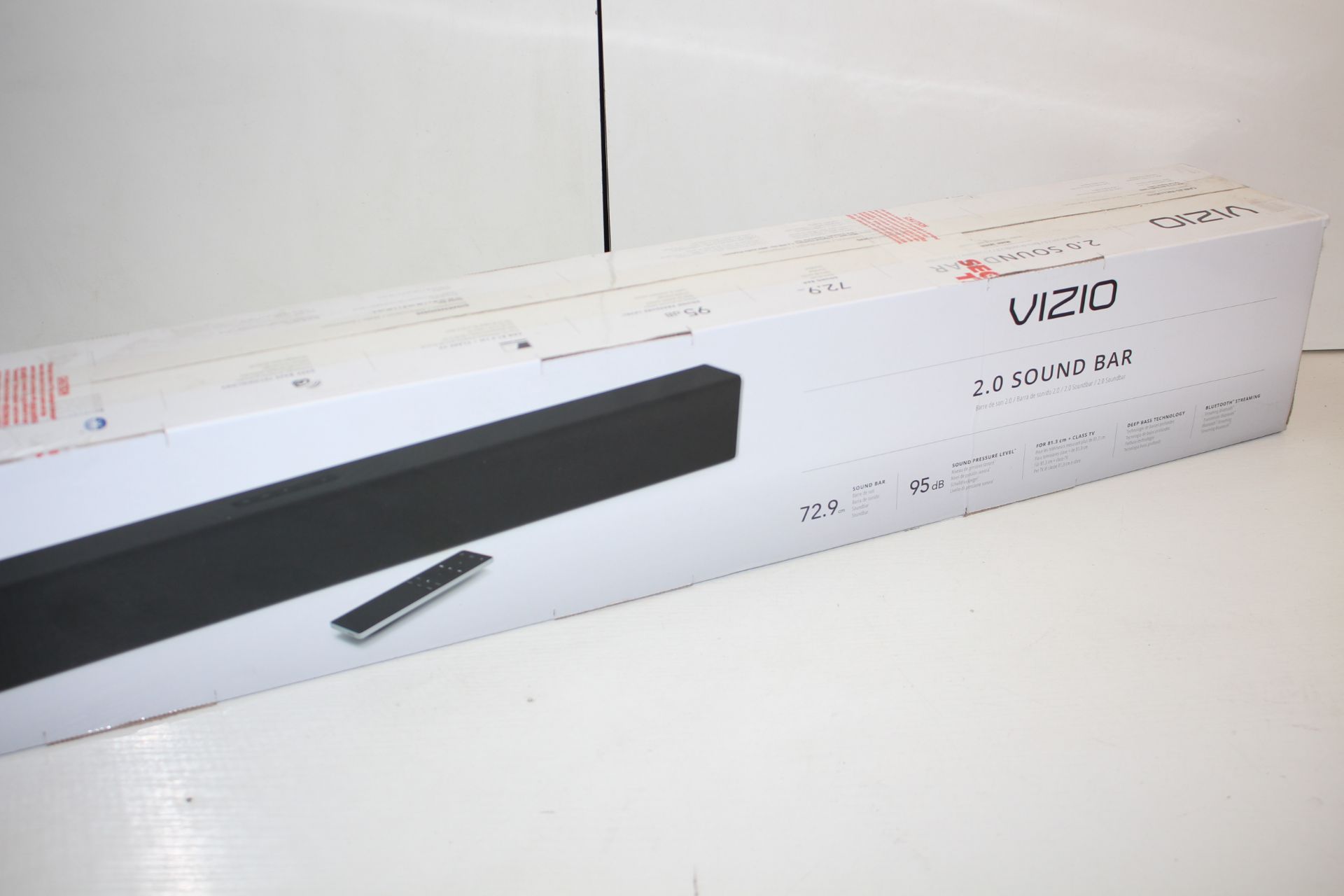 BOXED VIZIO 2.0 SOUNDBAR MODEL: SB2920 RRP £280.00 WITH REMOTE CONTROL & WALL MOUNT BRACKETS 72. - Image 2 of 2