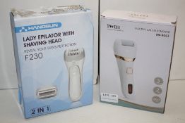 2X BOXED ITEMS TO INCLUDE IWEEL CALLUS REMOVER & HANGSUN LADY EPILATOR WITH SHAVING HEAD Appraisal