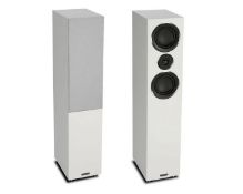 2X BOXED MISSION LX SERIES LX-3 LOUDSPEAKER WHITE SANDEX RRP £349.00