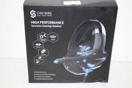 BOXED SYNCWIRE HIGH PERFORMANCE SYNCWIRE GAMING HEADSET RRP £39.99
