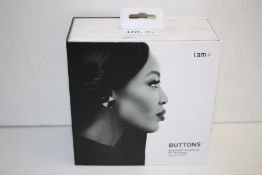 BOXED I.AM+ BUTTONS BLUETOOTH EARPHONES FOR THE DOPE [BLACK] RRP £169.99 Appraisal Available on