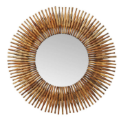 Kare Design, Sunlight Large Wooden Mirror, Wall Mirror, Wooden Frame RRP £240 (WILL EITHER NEED TO