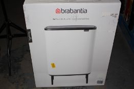 BOXED BRABANTIA BO PEDAL BIN, WITH 2 INNER BUCKETS (11 +23 LITRE) RRP £129.99 Appraisal Available on