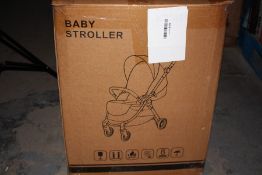 BOXED BABY STROLLER (IMAGE DEPICTS STOCK) Appraisal Available on Request- All Items are Unchecked/