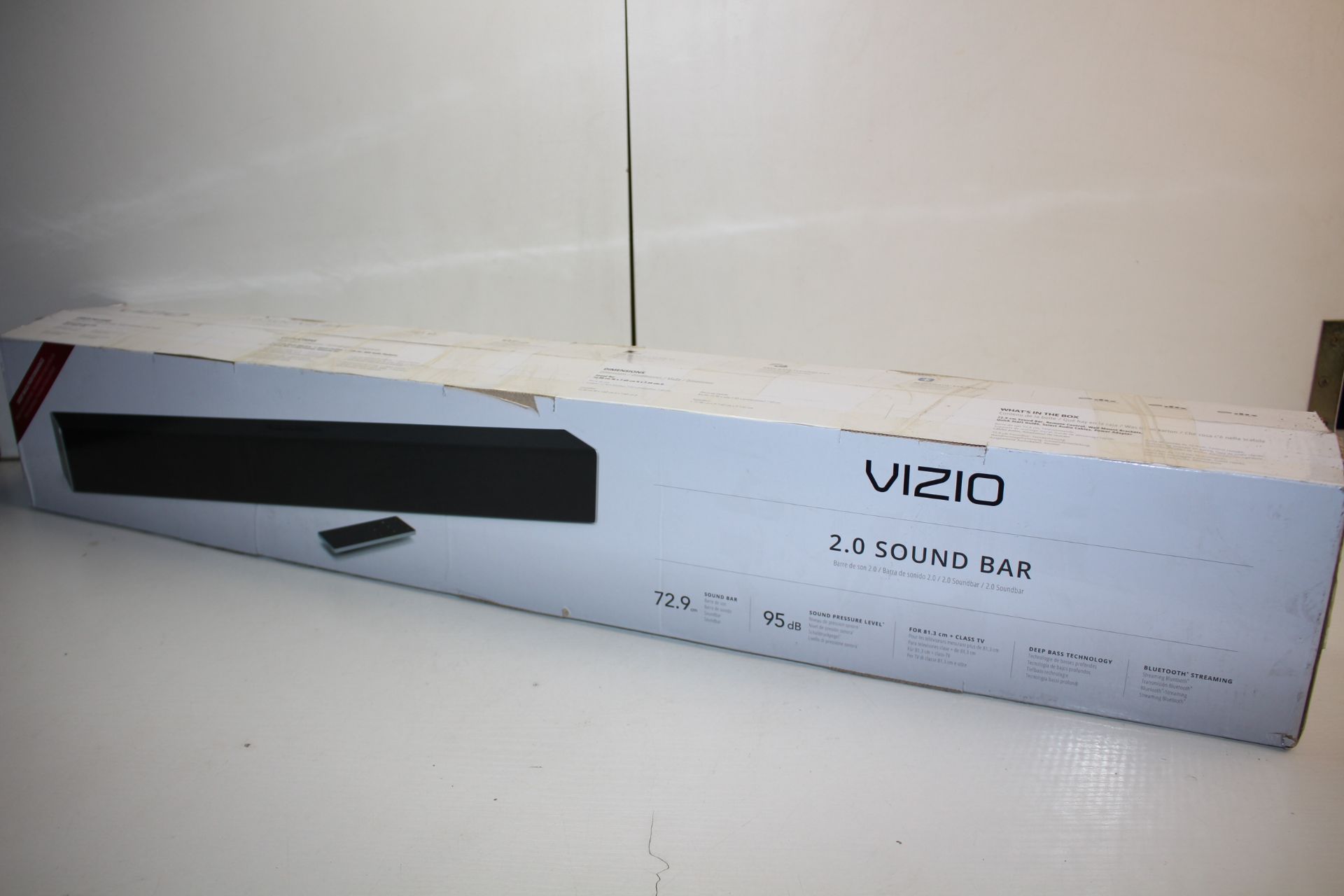 BOXED VIZIO 2.0 SOUNDBAR MODEL: SB2920 RRP £280.00 WITH REMOTE CONTROL & WALL MOUNT BRACKETS 72.9CM - Image 3 of 3