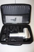 MASSAGE GUN WITH ATTACHMENTS AND CASE RRP £59.99 Appraisal Available on Request- All Items are