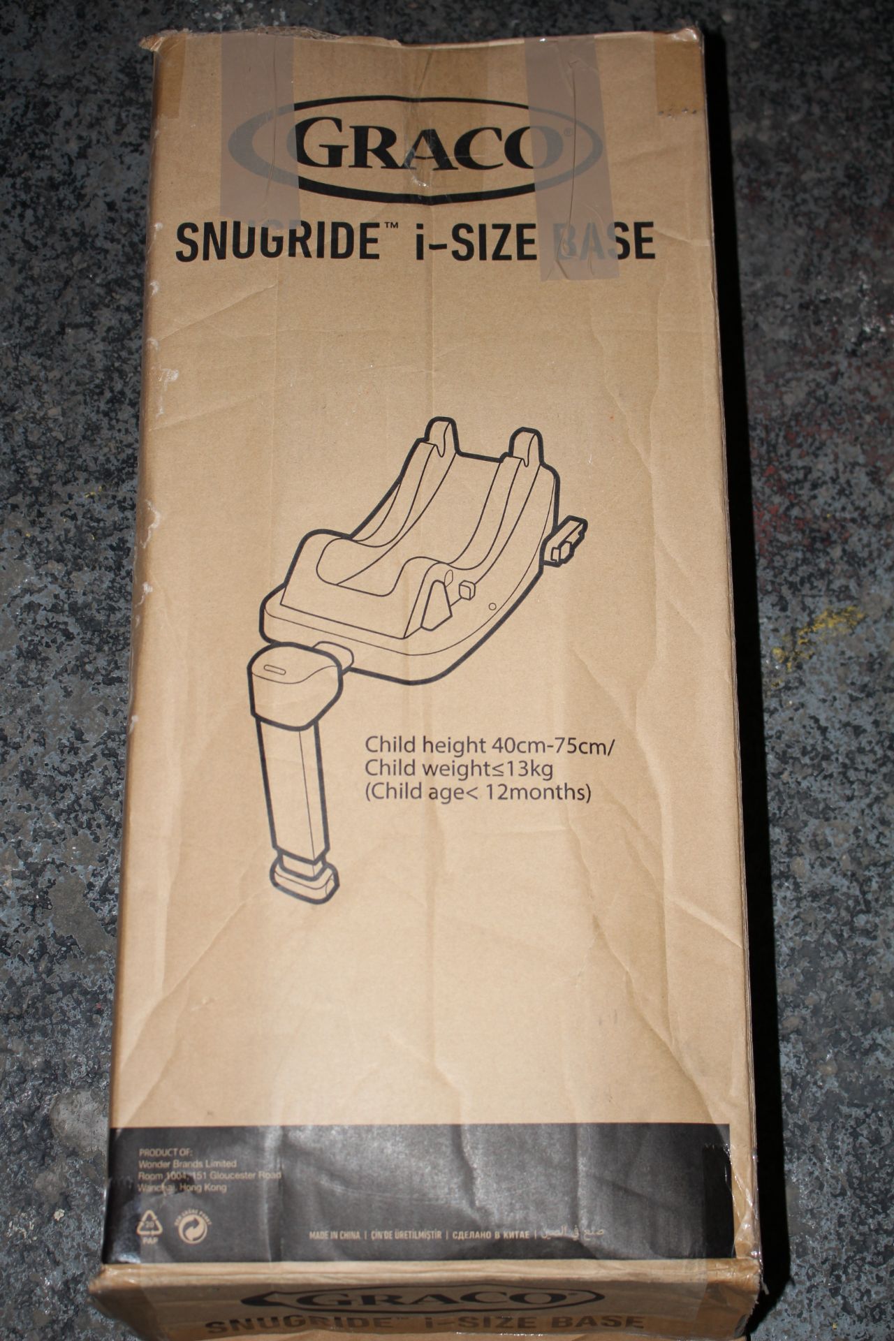 BOXED GRACO SNUGRIDE I-SIZE BASE RRP £74.95
