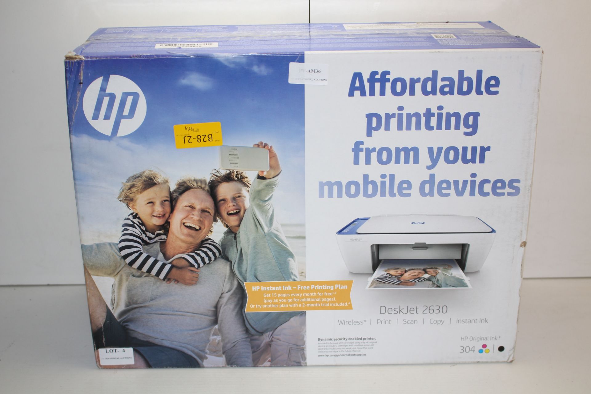 BOXED HP DESKJET 2630 WIRELESS PRINT SCAN COPY INS