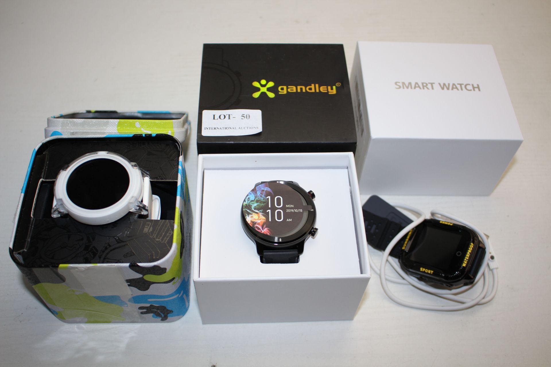 3X BOXED/UNBOXED ASSORTED SMART WATCHES