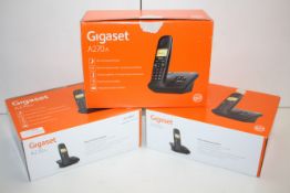 3X BOXED GIGASET A270A HOME PHONES WITH INTERGRATE