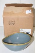 6X BOXED OLYMPIA KILN GP464 MODERN CEREAL BOWLS