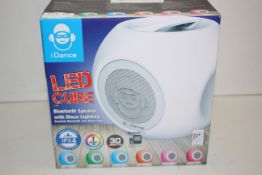 BOXED IDANCE LED CUBE BLUETOOTH SPEAKER WITH DISCO