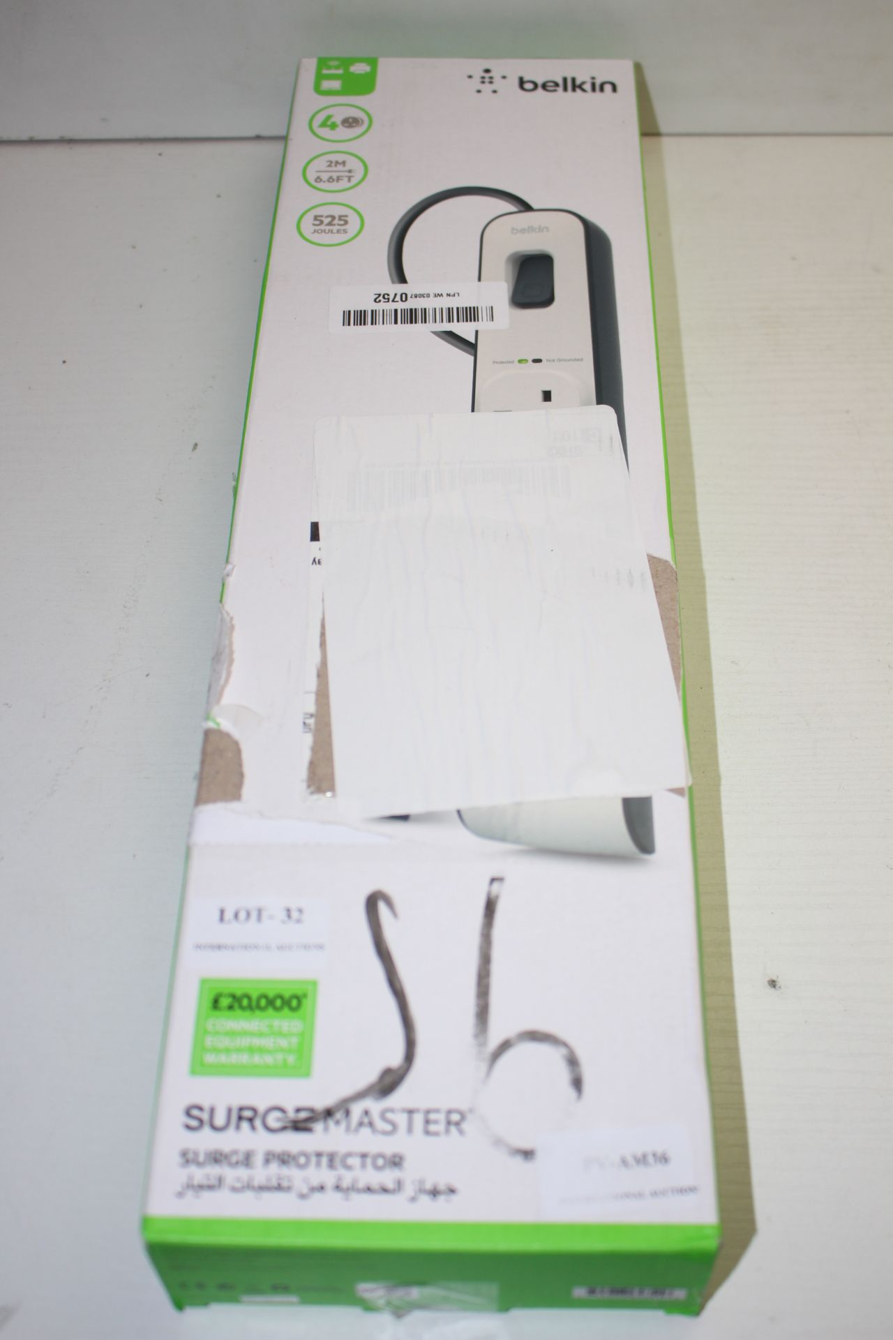 BOXED BELKIN SURGE MASTER SURGE PROTECTOR MULTI PL