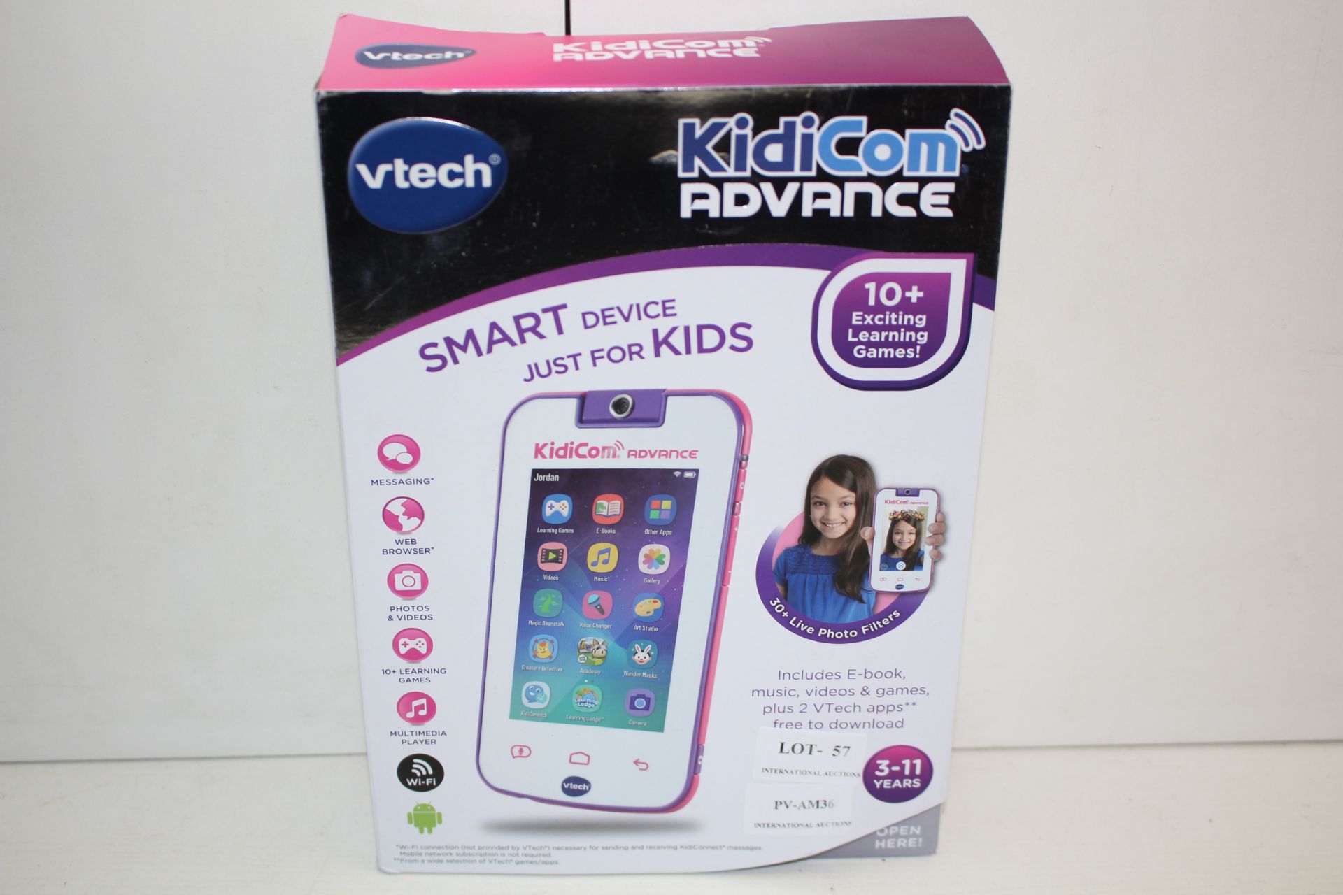 BOXED VTECH KIDICOM ADVANCE SMART DEVICE JUST FOR