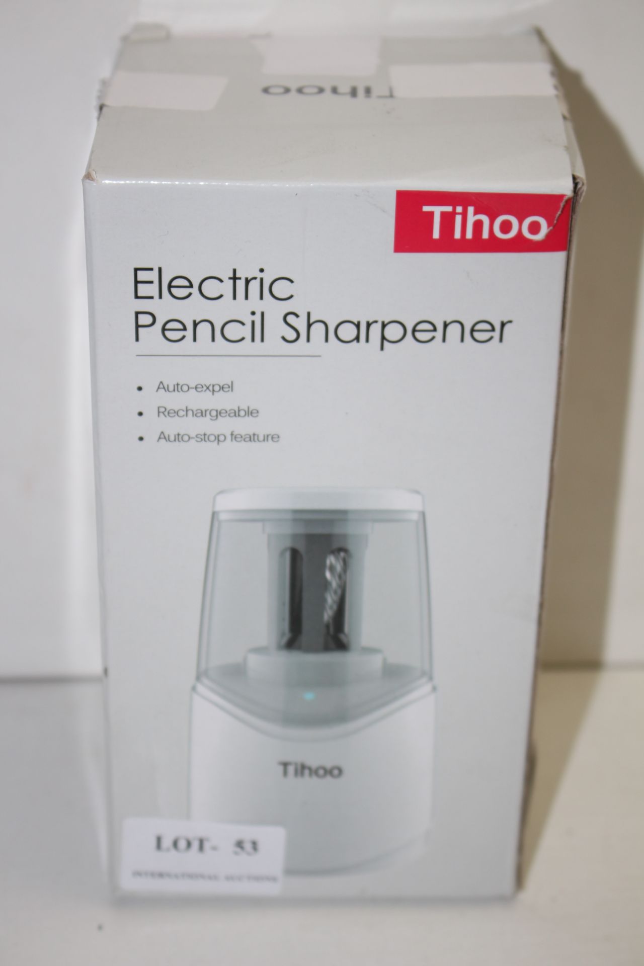 BOXED TIHOO ELECTRIC PENCIL SHARPENER RRP £9.99