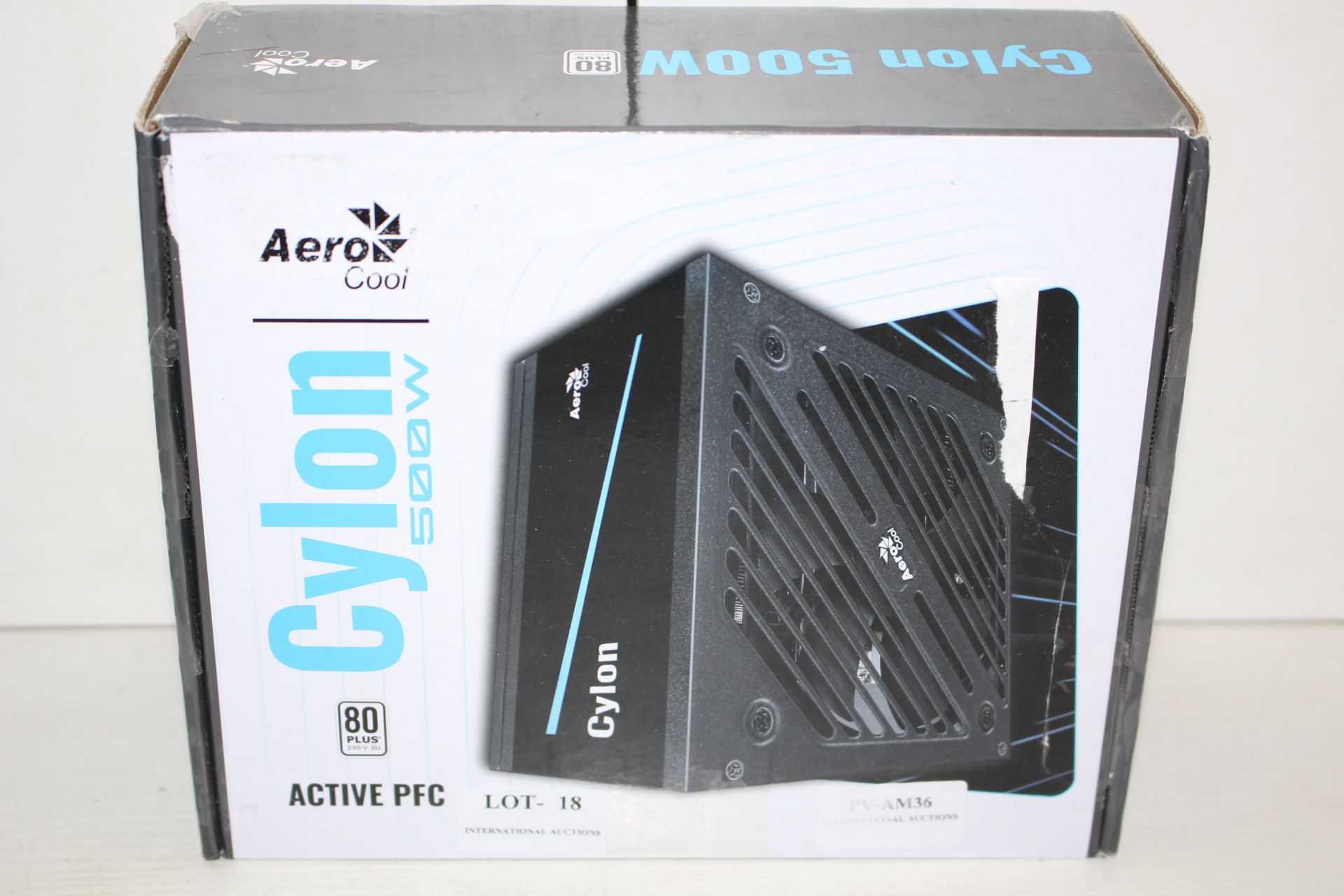 BOXED AERO COOL CYLON 500W ACTIVE PFC RRP £37.00