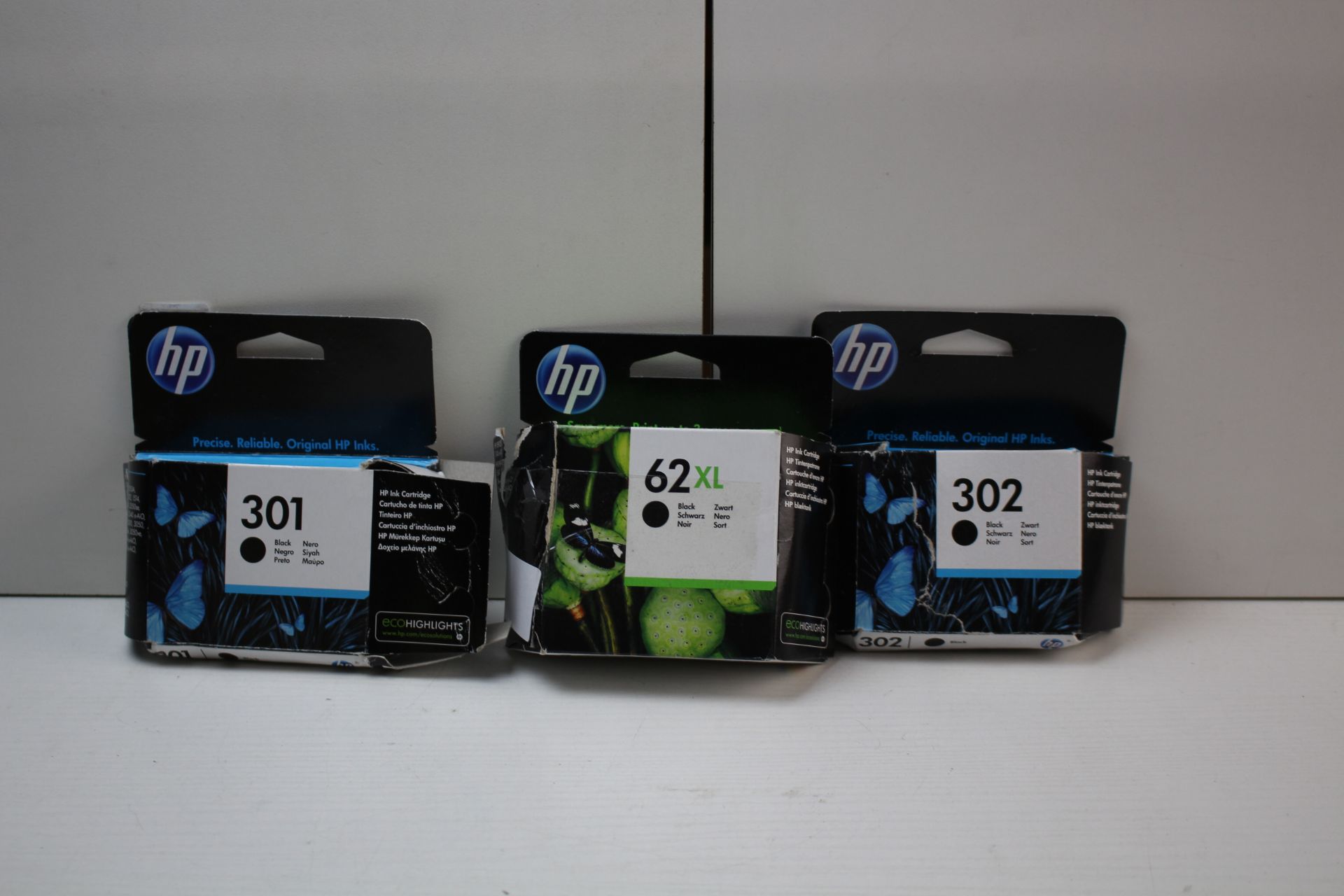 X 3 HP INKS - IMAGE DEPICTS STOCKCondition ReportAppraisal Available on Request- All Items are