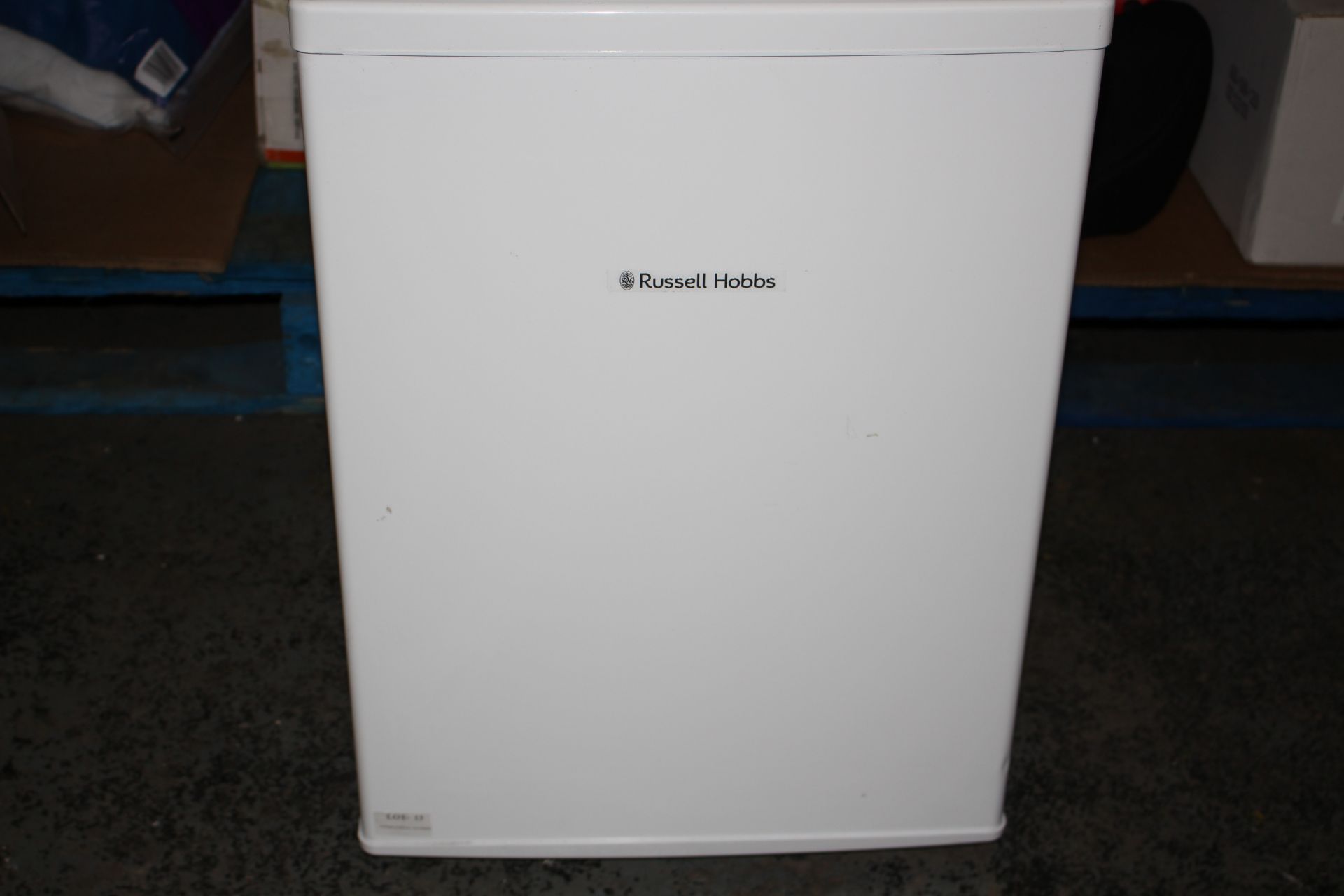 UNBOXED RUSSELL HOBBS COUNTER TOP FRIDGE WHITEMODEL: RHTT67W RRP £159.00Condition ReportAppraisal