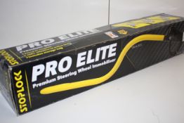 BOXED STOPLOCK PRO ELITE PREMIUM STEERING WHEEL IMMOBILISER RRP £59.99Condition ReportAppraisal