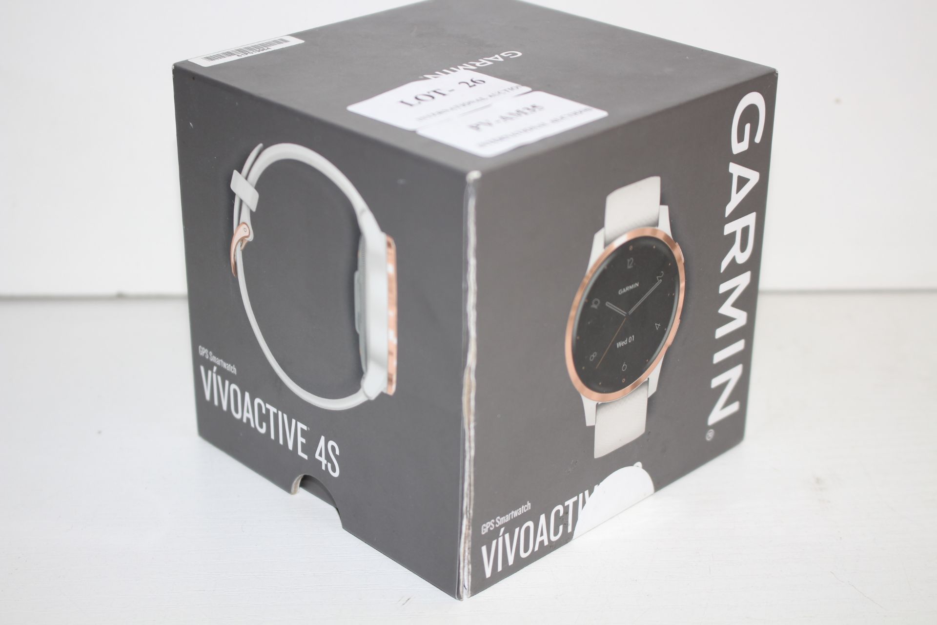 BOXED GARMIN VIVOACTIVE 4S SMART WATCH RRP £229.00Condition ReportAppraisal Available on Request-