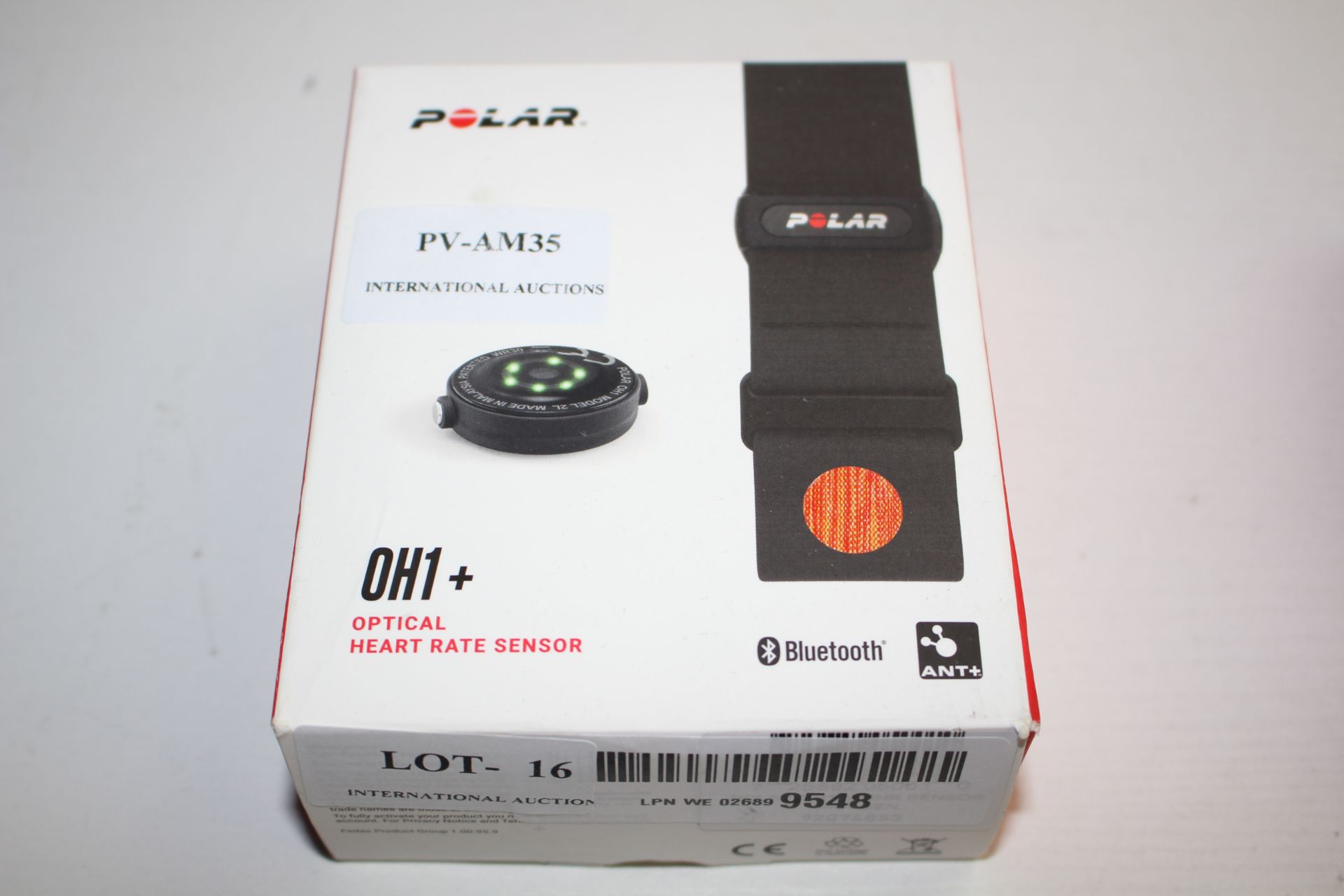 BOXED POLAR OH1+ OPTICAL HEART RATE SENSOR BLUETOOTH RRP £50.99Condition ReportAppraisal Available