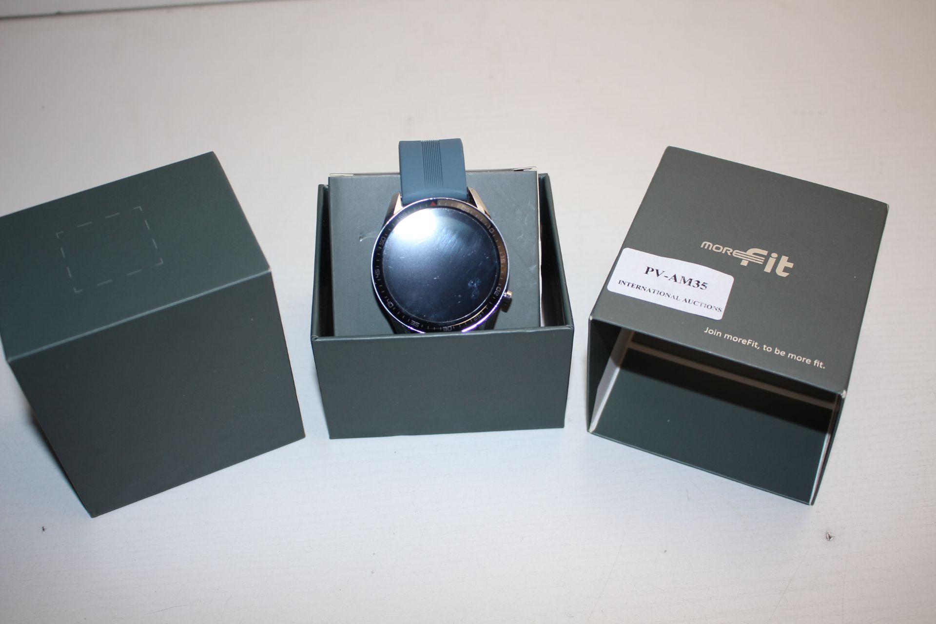 BOXED MOREFIT SMART WATCH Condition ReportAppraisal Available on Request- All Items are Unchecked/