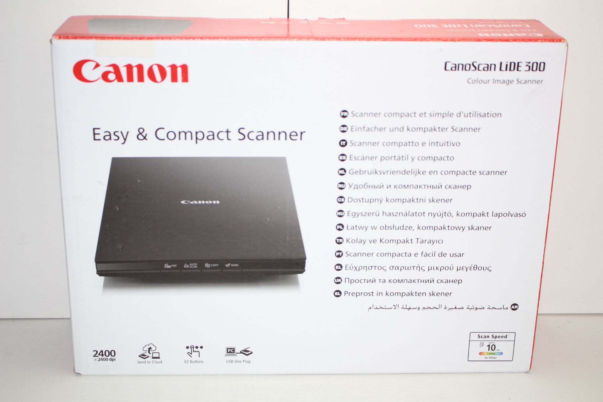 BOXED CANON CANOSCAN LIDE 300 COMPACT SCANNER RRP £52.49Condition ReportAppraisal Available on