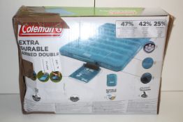 BOXED COLEMAN EXTRA DURABLE AIRBED DOUBLE RRP £43.00Condition ReportAppraisal Available on