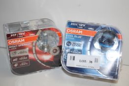 2X BOXED OSRAM CAR LAMPS NIGHTBREAKER H7 & COOL BLUE H11Condition ReportAppraisal Available on