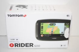 BOXED TOMTOM RIDER 500 SAT NAV SYSTEM RRP £379.99Condition ReportAppraisal Available on Request- All